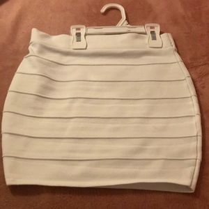 White skirt